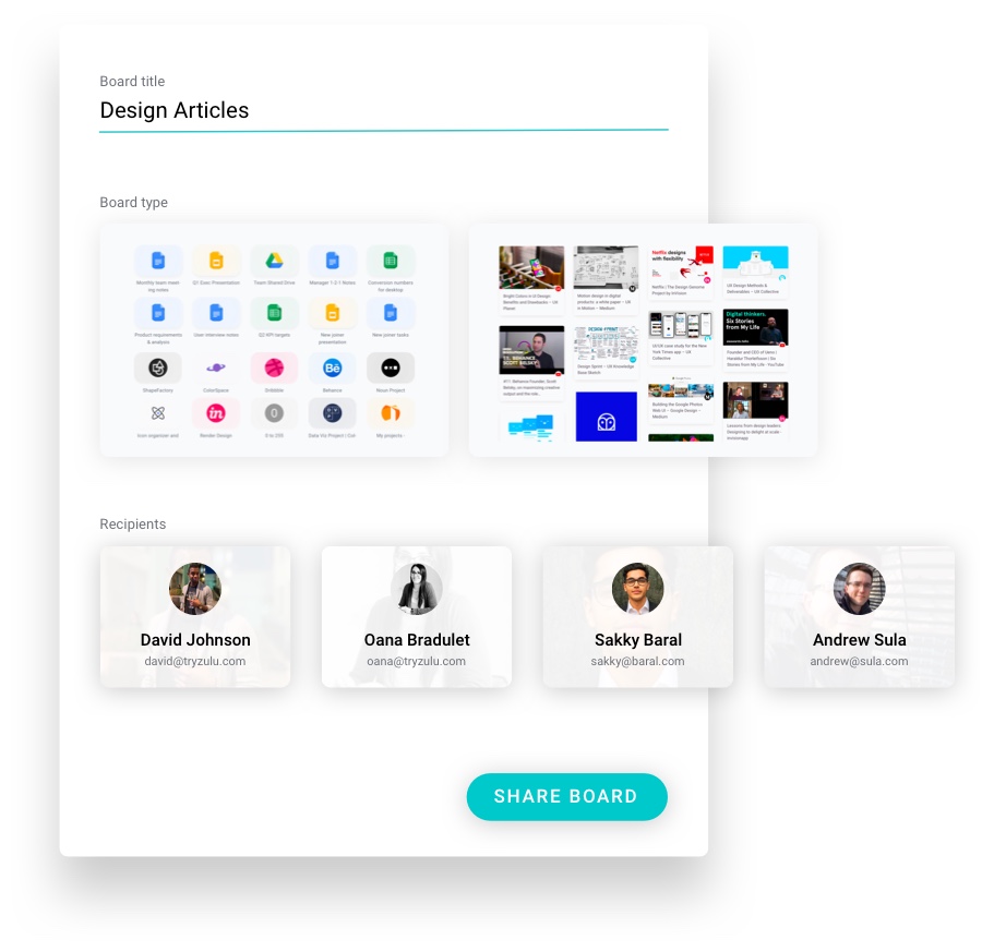 Zulu Bookmarks Reimagined Collaborative Content Manager